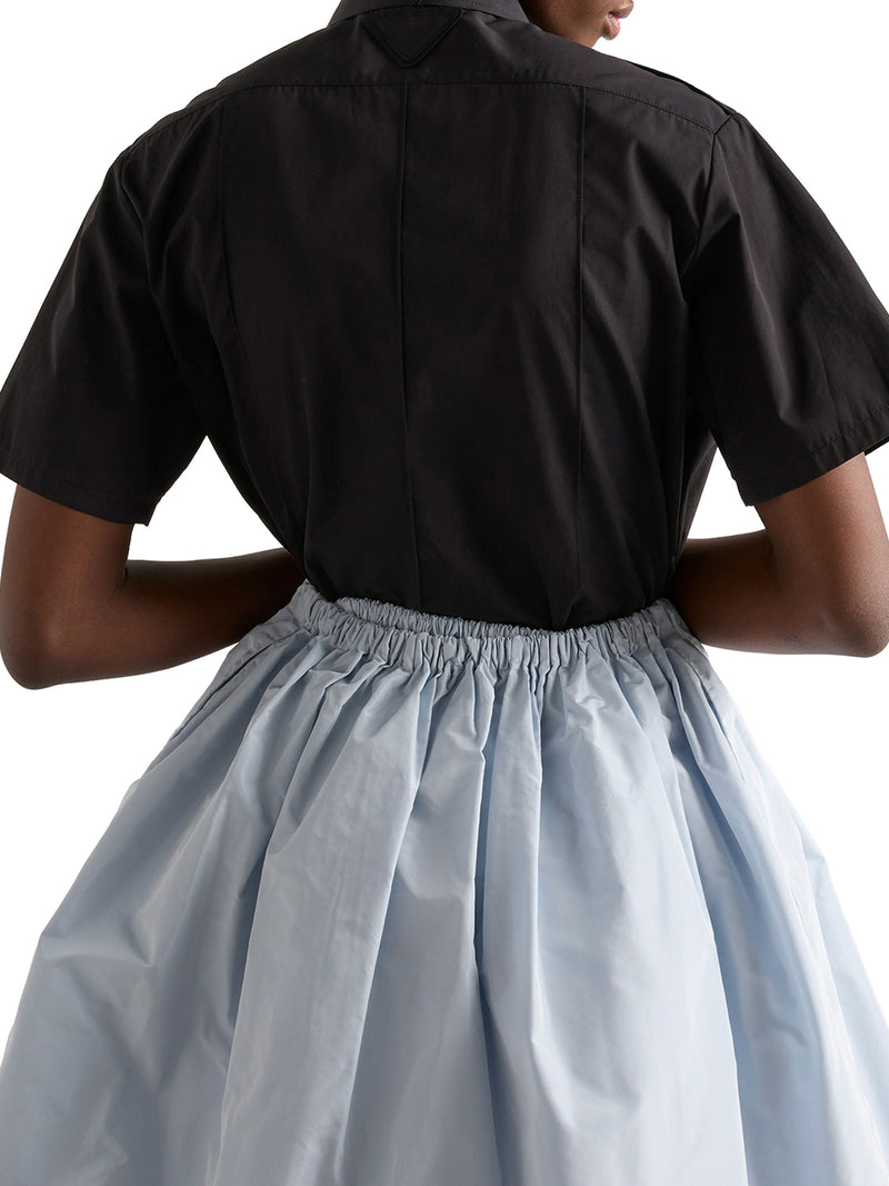 SHORT-SLEEVED POPLIN SHIRT