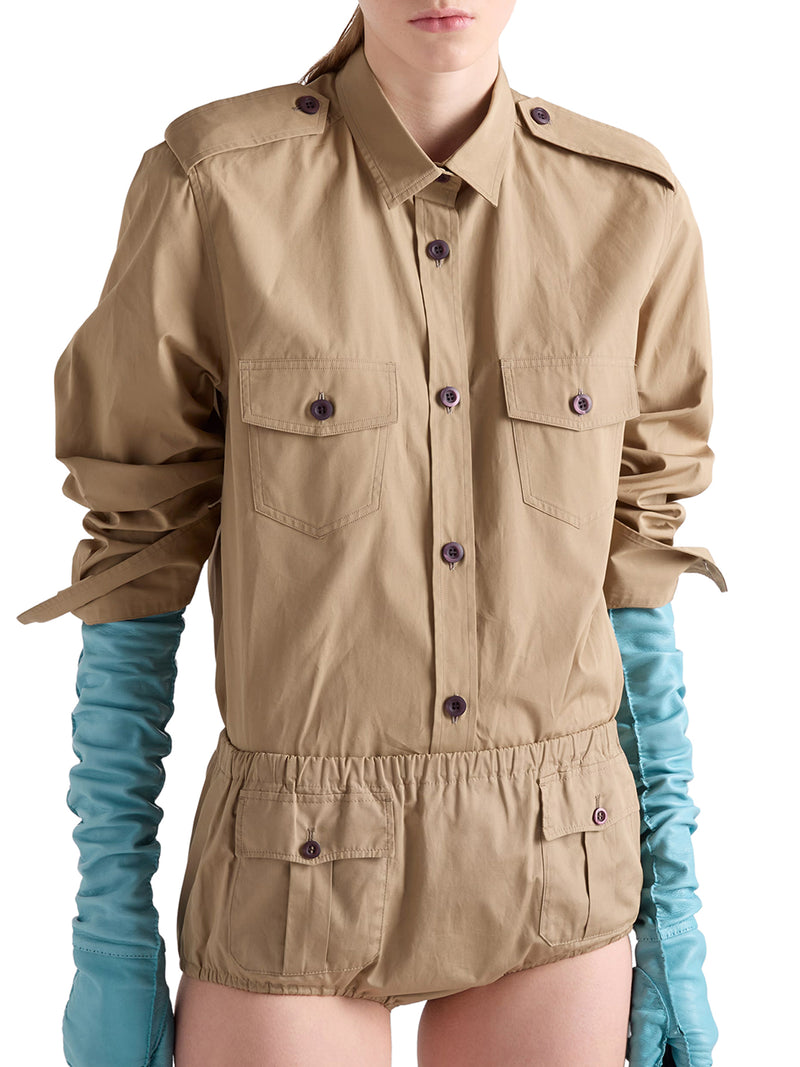 COTTON POPLIN SHIRT