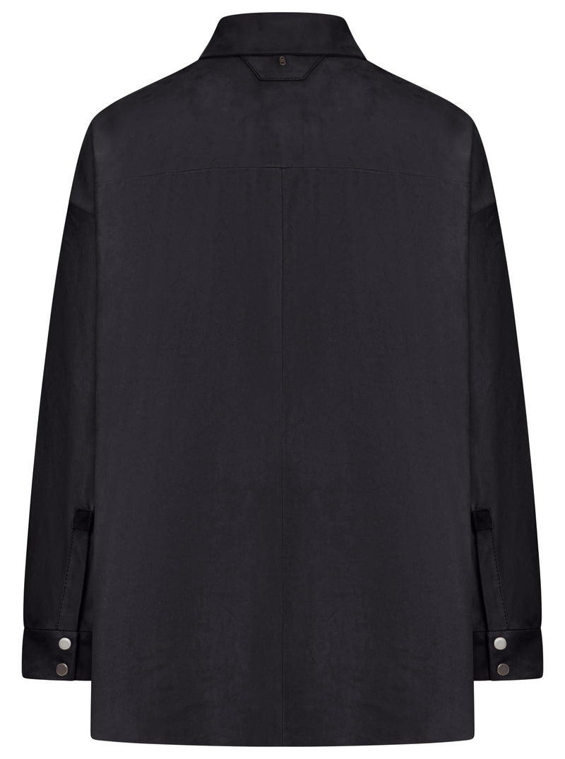 SUEDE OVERSHIRT