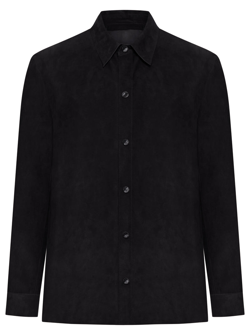 SUEDE OVERSHIRT
