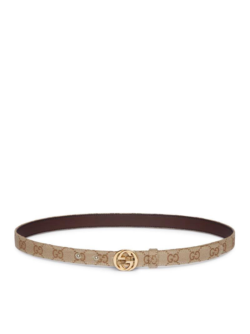 THIN BELT WITH GG CROSS BUCKLE