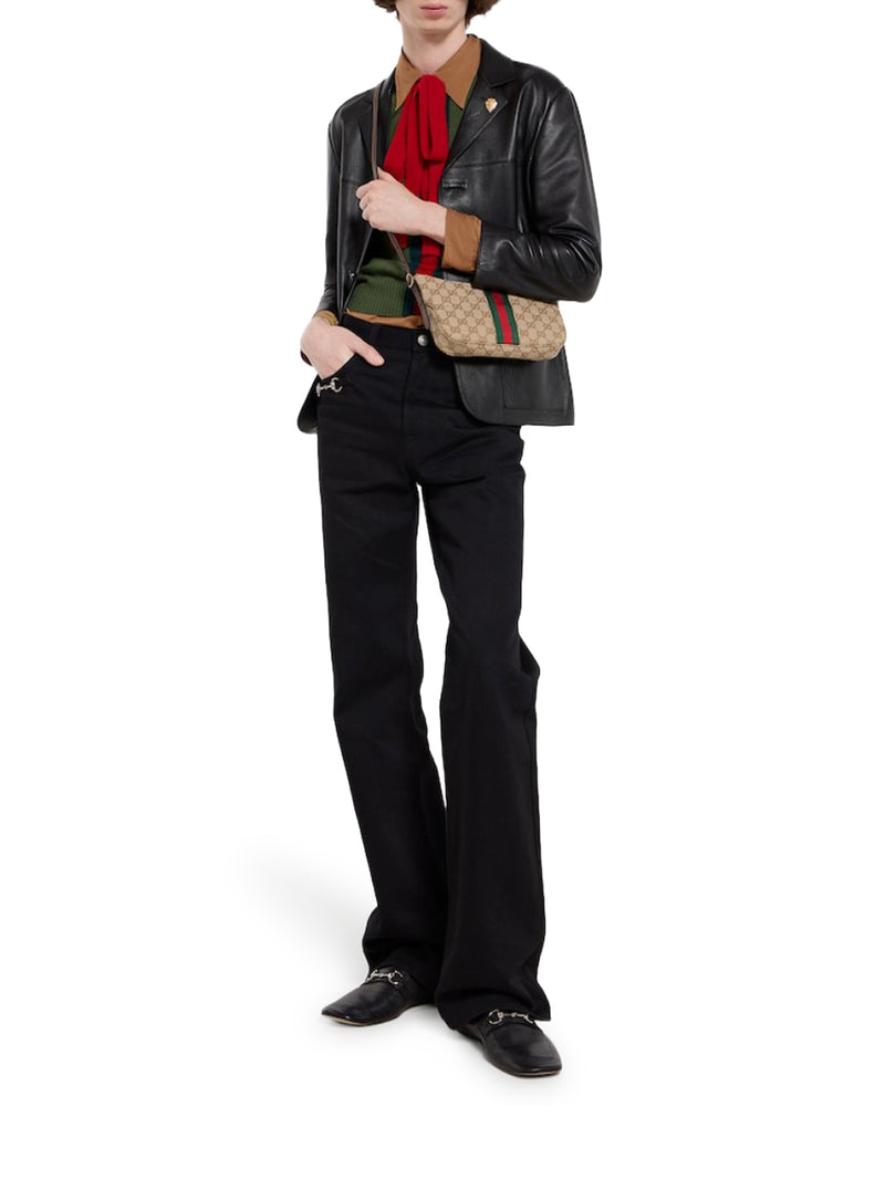 SMALL SHOULDER BAG WITH LUNETTE