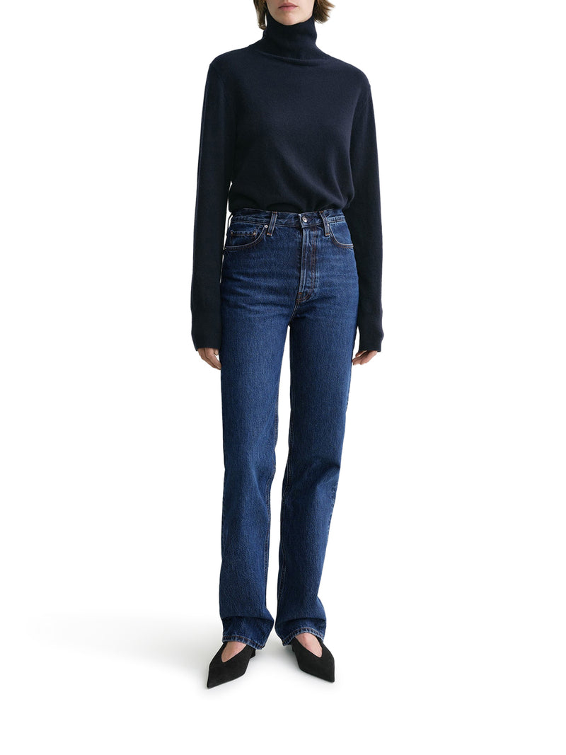 CLASSIC CUT DENIM FULL LENGTH DARK BLUE