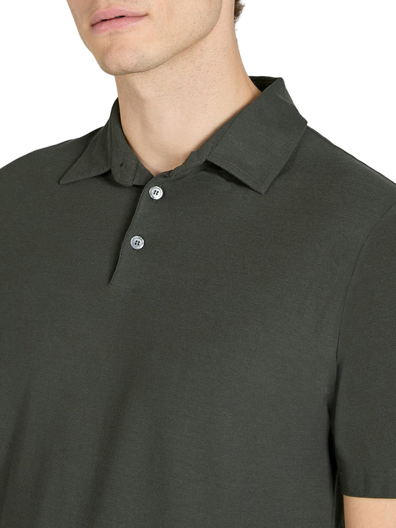 SLIM FIT POLO IN ICE COTTON