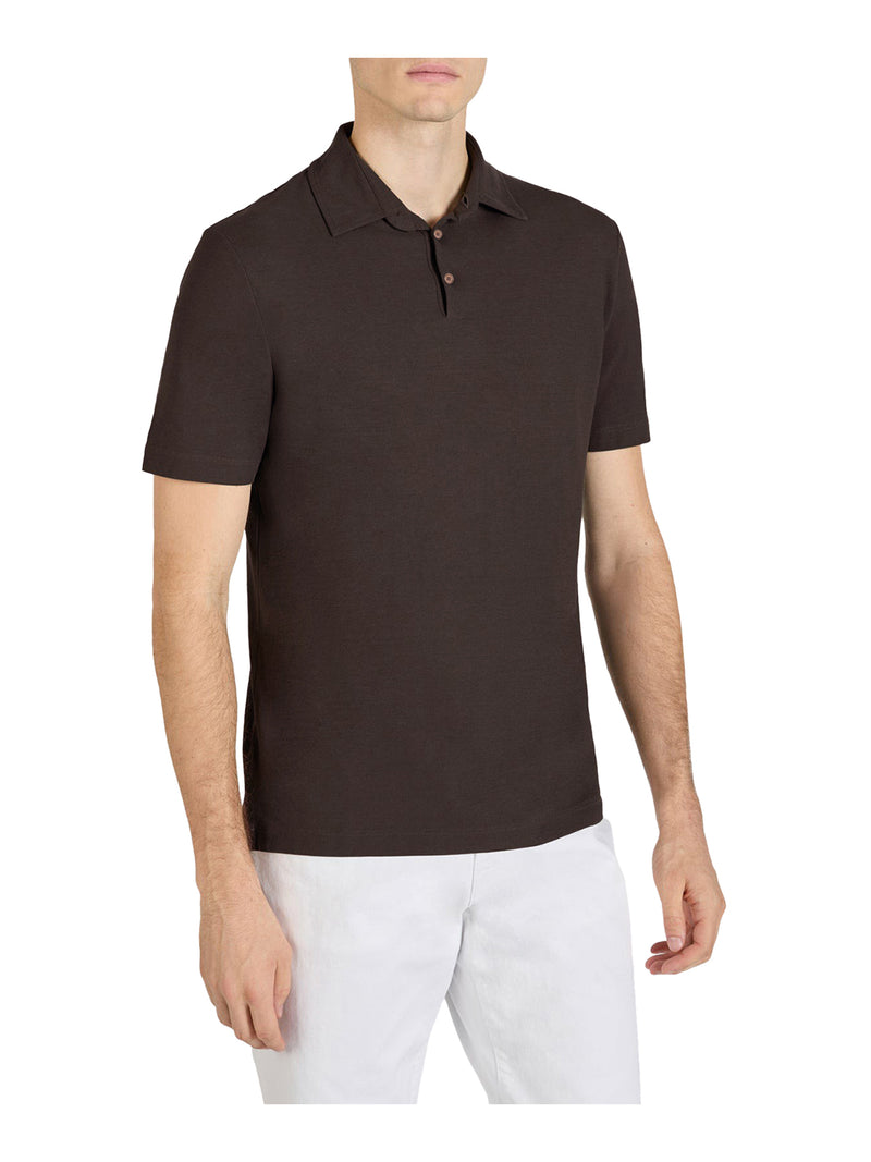 SLIM FIT POLO IN ICE COTTON
