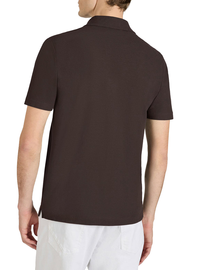 SLIM FIT POLO IN ICE COTTON