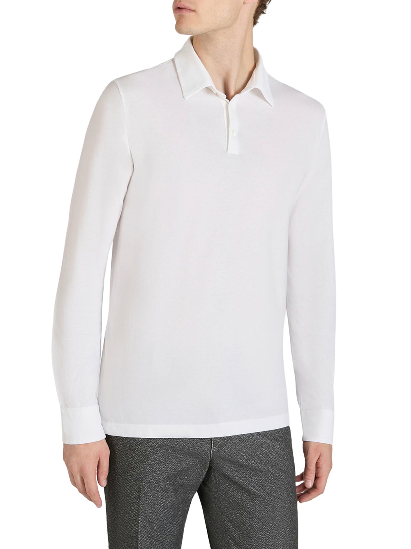 SLIM FIT POLO IN ICE COTTON