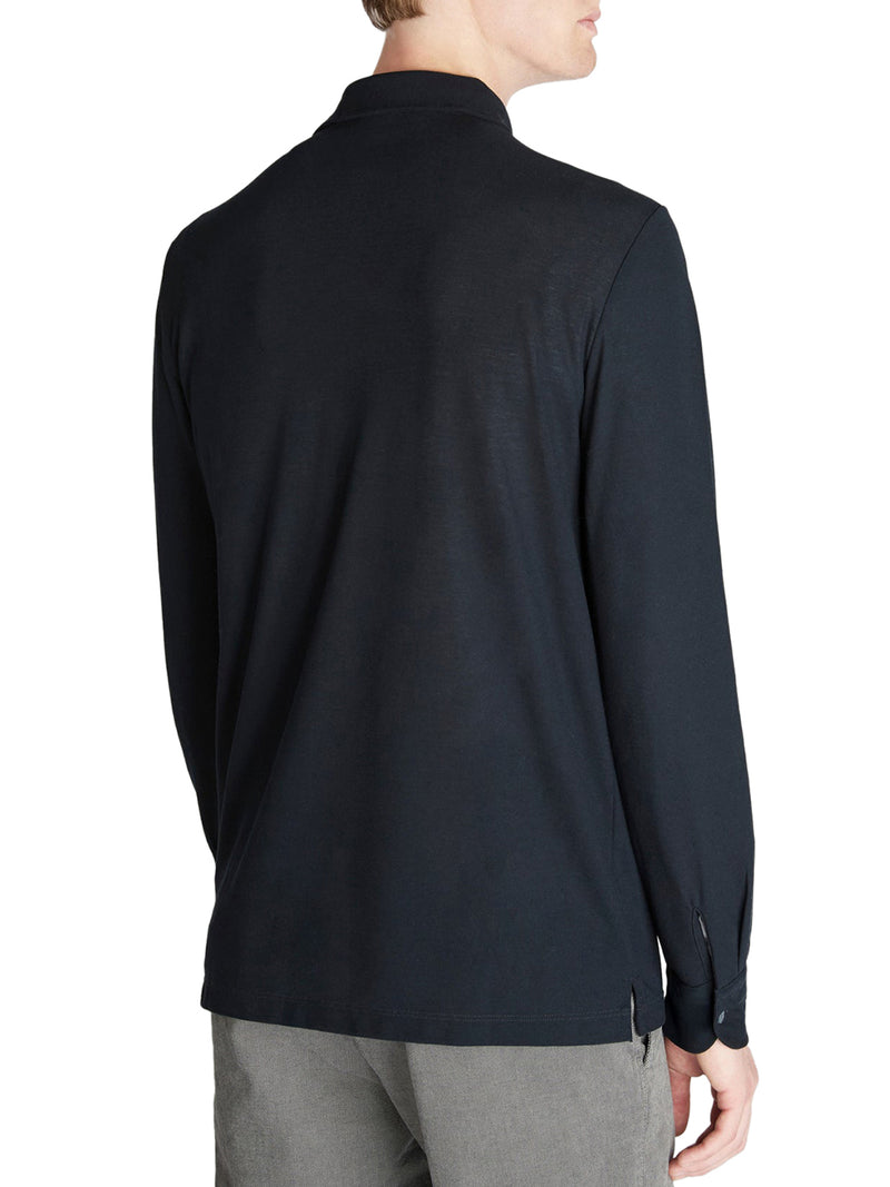 SLIM FIT POLO IN ICE COTTON