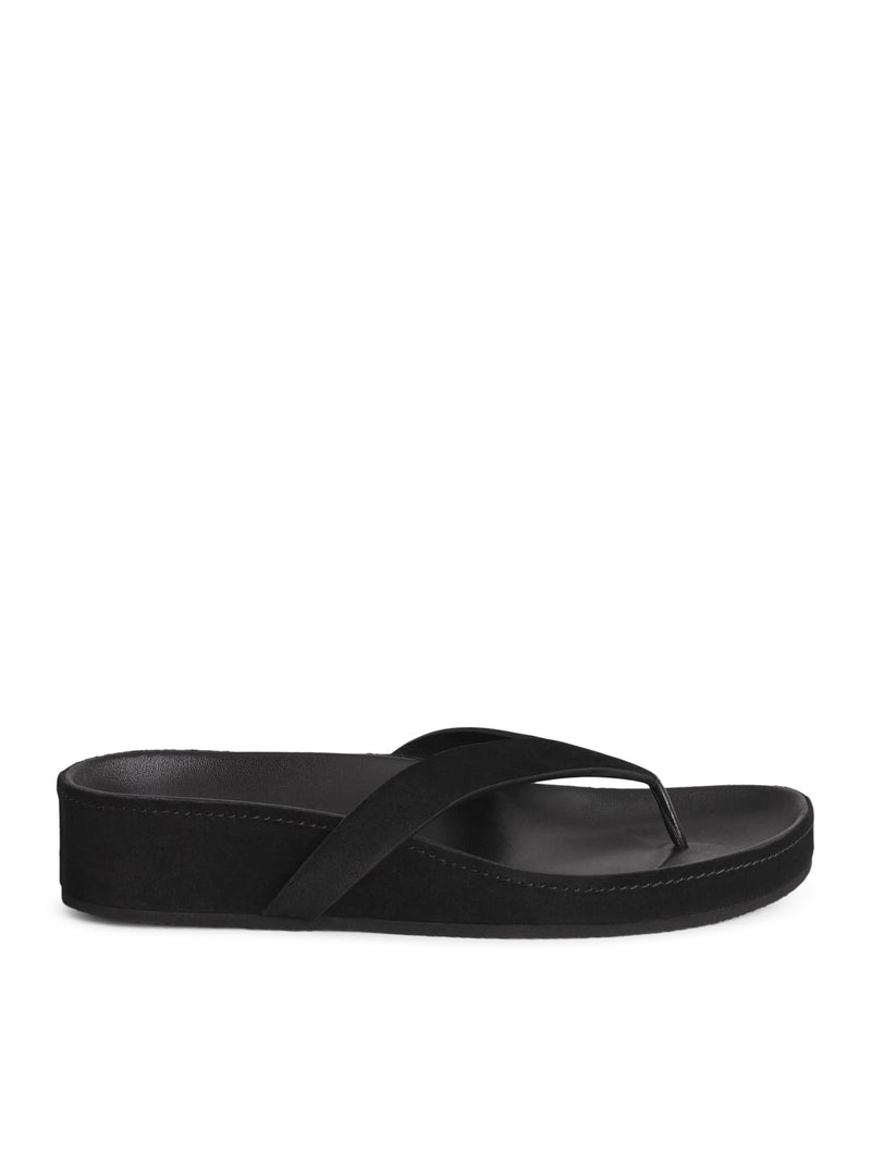 ROUND LEATHER FLIP FLOP
