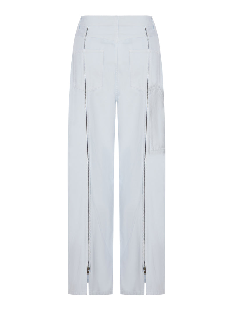 JEANS WITH BACK ZIP AND BIG KEITH POCKET