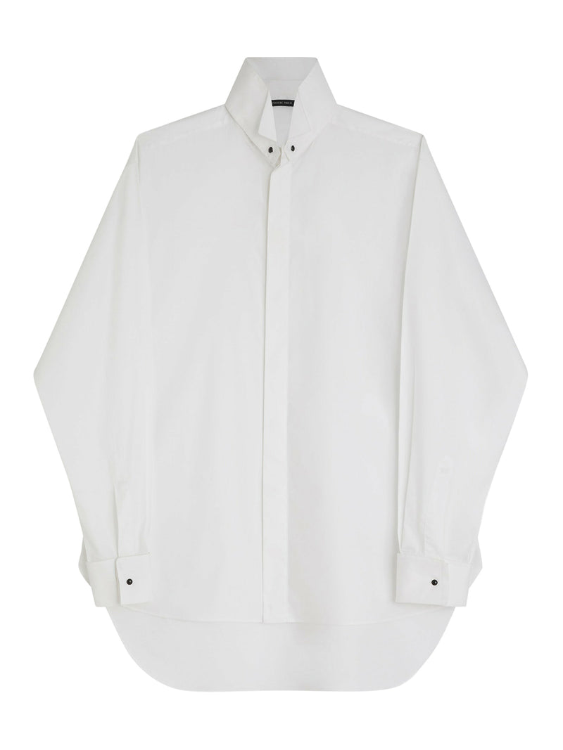 CUSTOM COTTON TUXEDO SHIRT