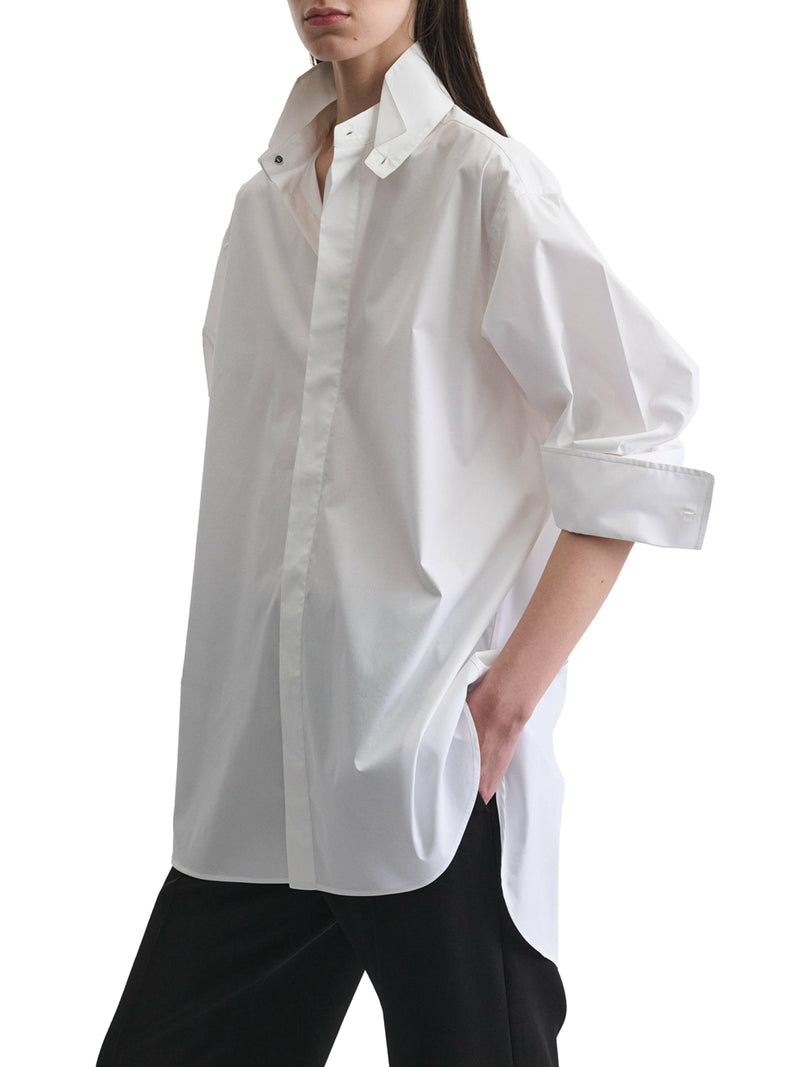 CUSTOM COTTON TUXEDO SHIRT