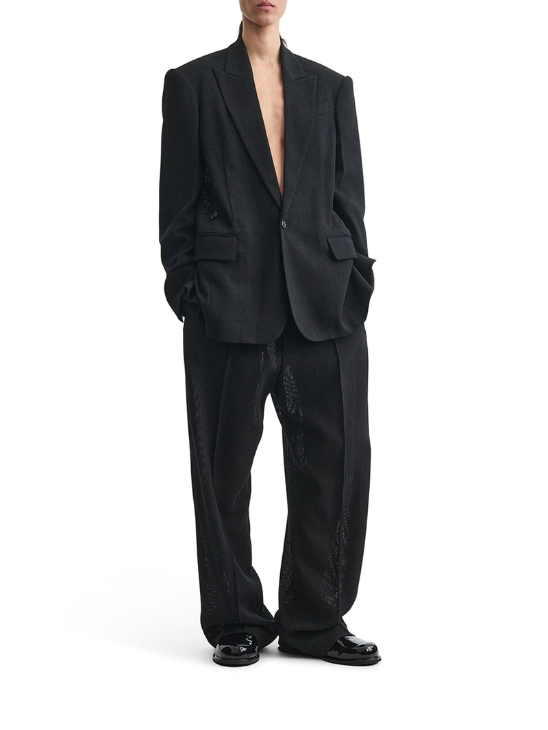 LIGHTWEIGHT SINGLE-BREASTED TAILORED JACKET