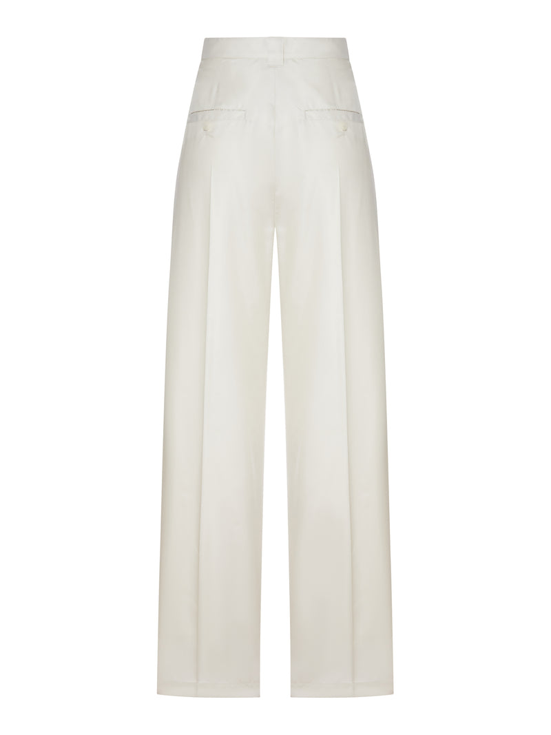 SILK BLEND CHINO TROUSERS