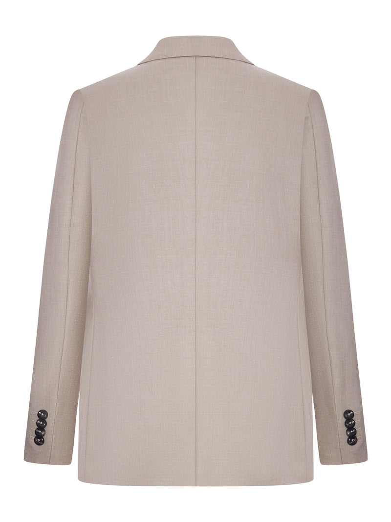 PARIS DOUBLE-BREASTED TAILORED BLAZER