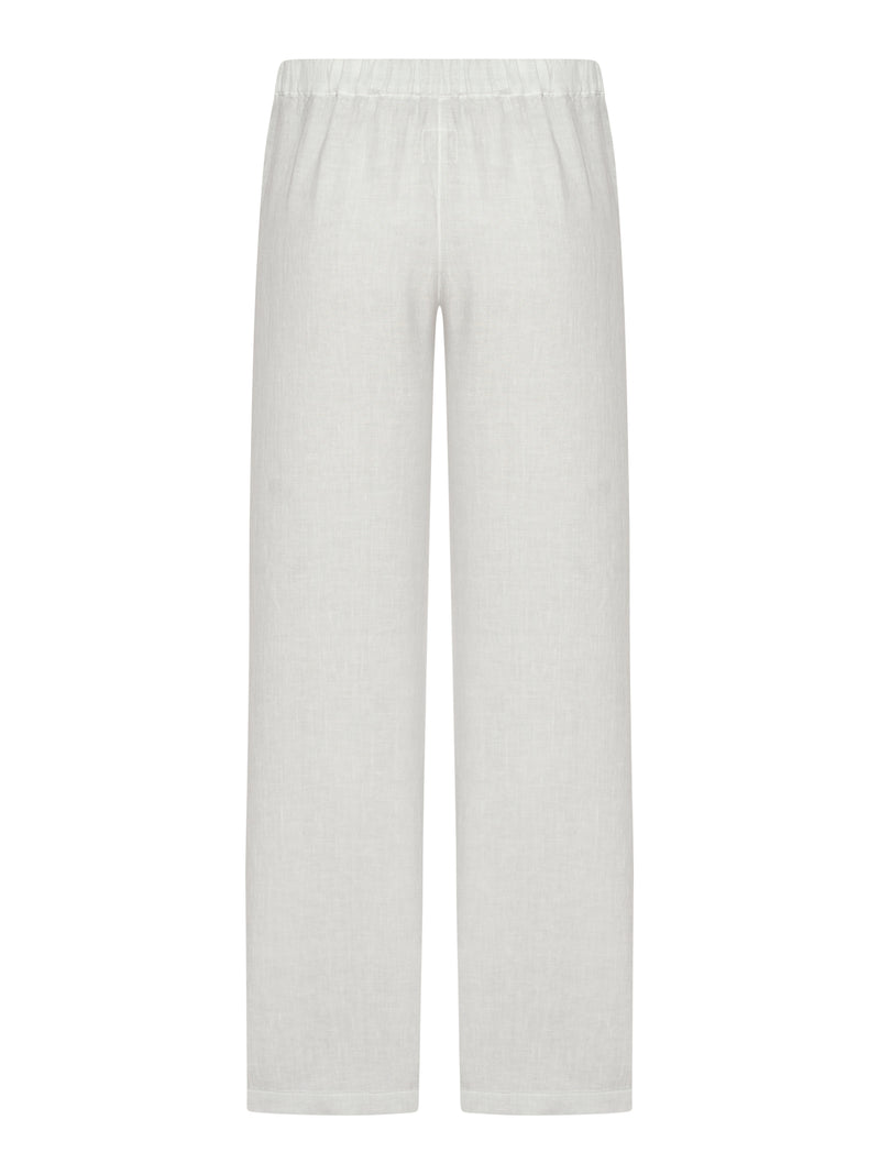 WIDE LEG LINEN TROUSERS
