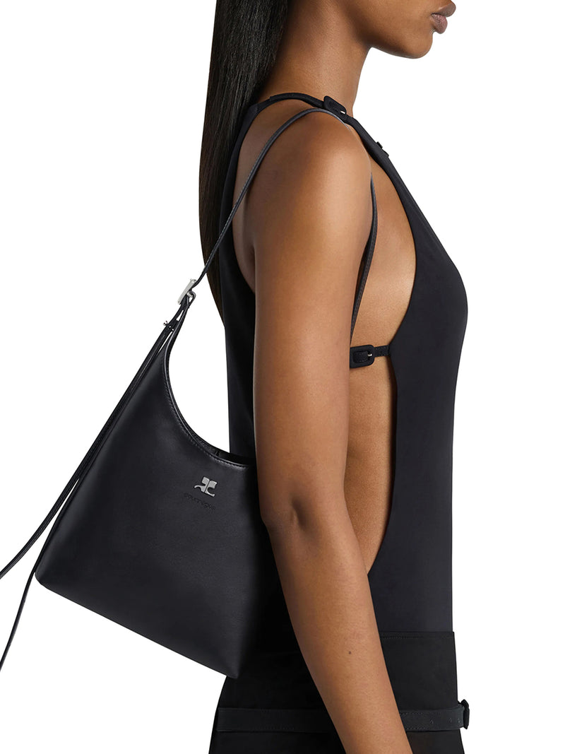 SMALL MELTED LEATHER TOTE BAG