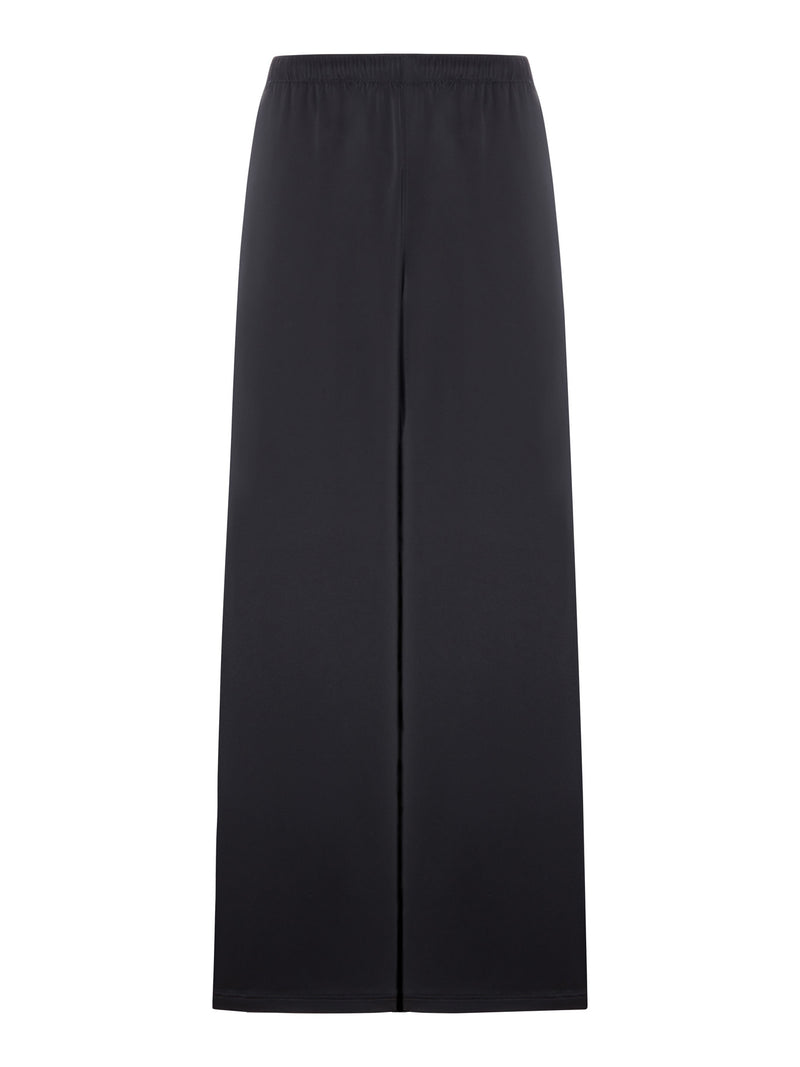 SATIN WIDE TRAIN PANTS
