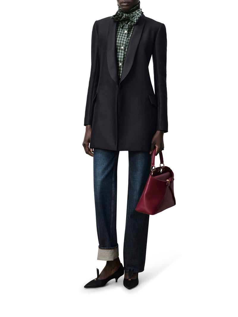 WOOL AND SILK BLEND JACKET