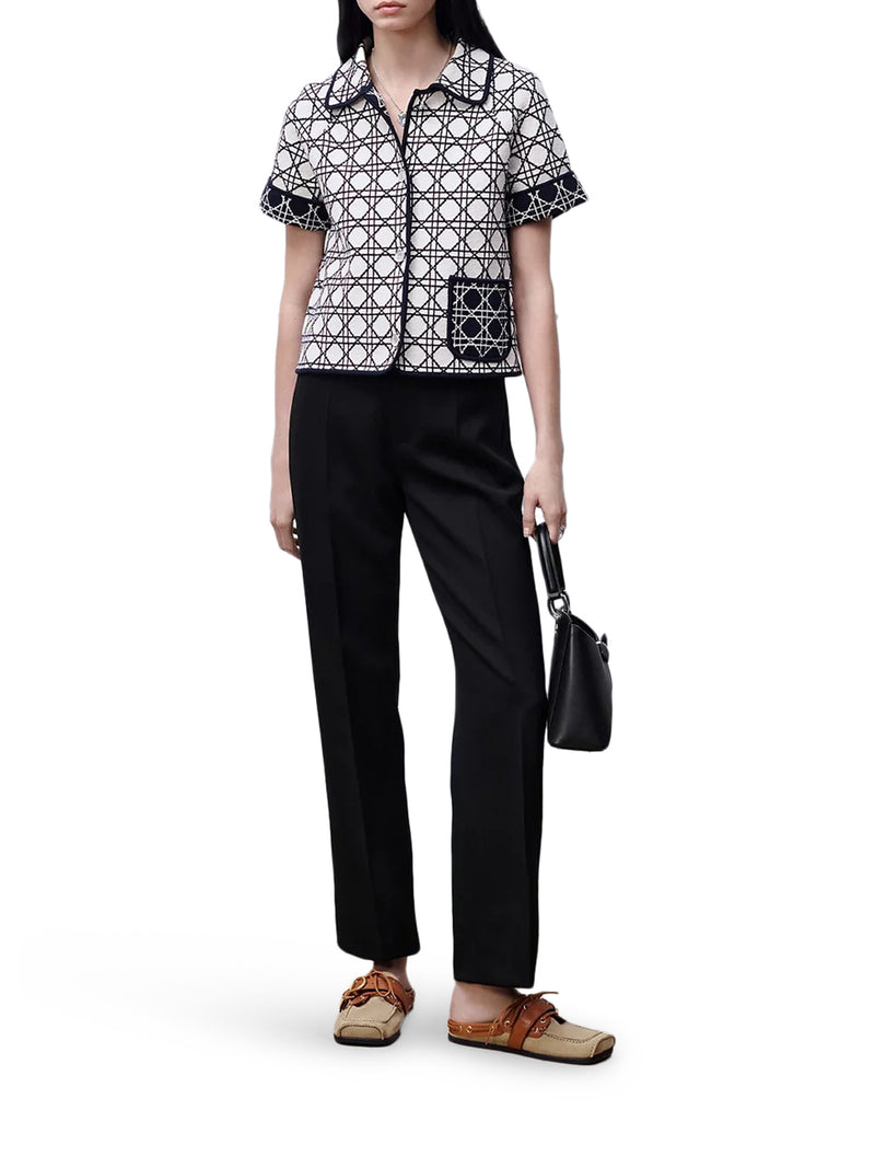 MACROCANNAGE SHORT SLEEVE JACKET