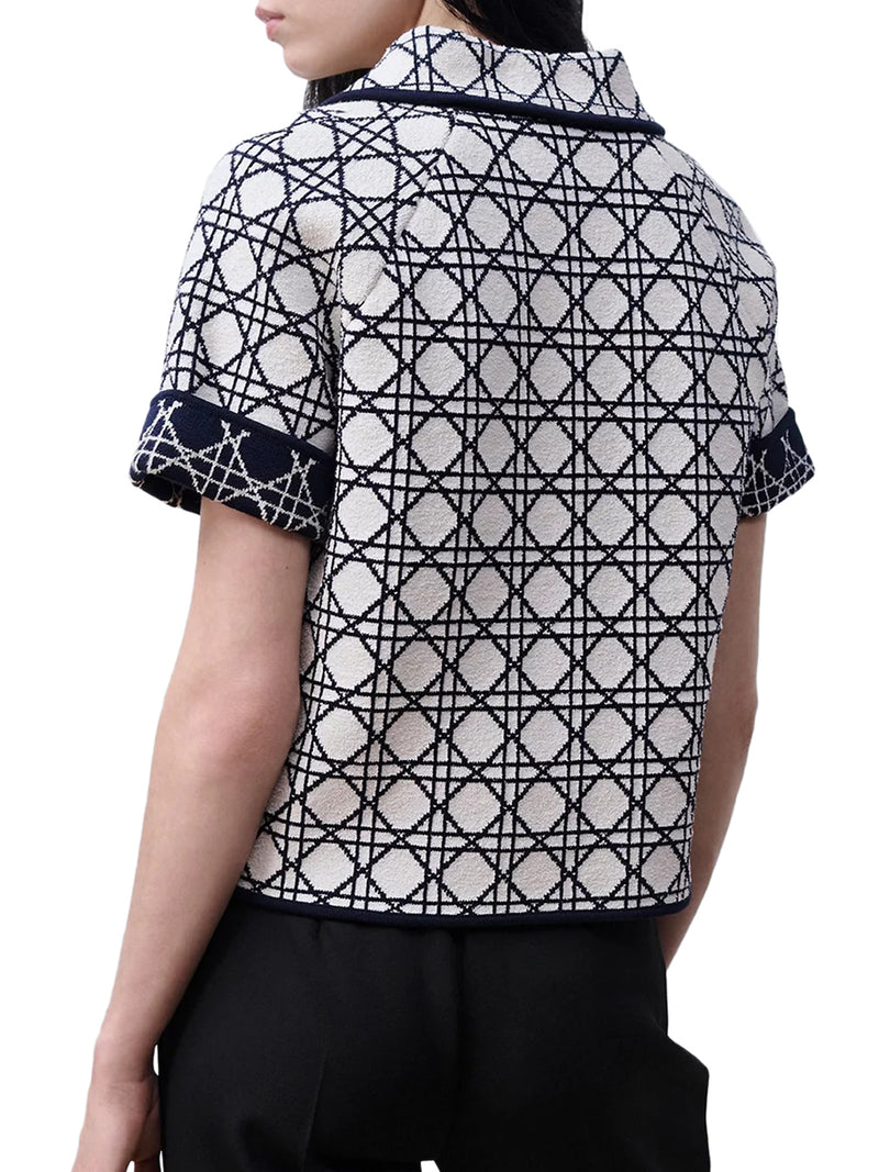 MACROCANNAGE SHORT SLEEVE JACKET