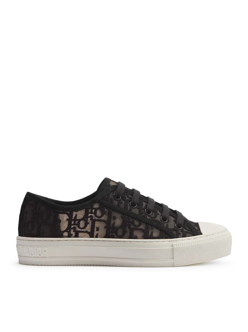 WALK`N`DIOR MESH SNEAKER WITH OBLIQUE EMBROIDERY