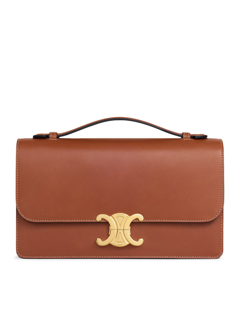 MEDIUM TRIOMPHE FOLIO BAG IN CALFSKIN