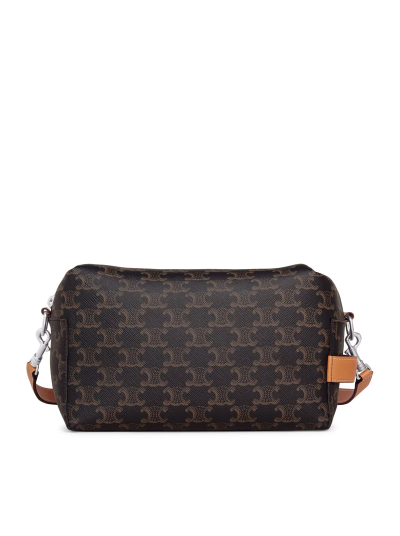 TAKE AWAY CROSSBODY BAG IN TRIOMPHE CANVAS AND CALFSKIN
