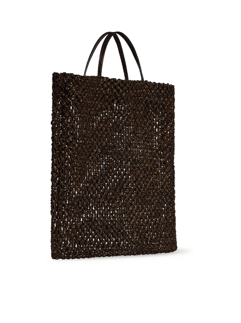 MINI BARN RAFFIA TOTE BAG
