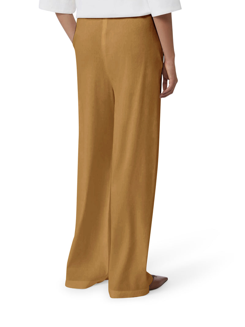 DESTINY TROUSERS IN LINEN BLEND CANVAS