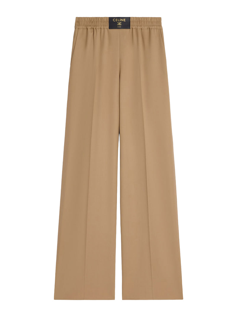 WIDE LEG WOOL TROUSERS