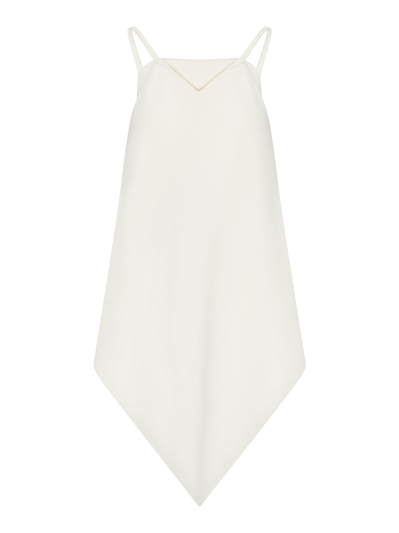 WOMEN`S SCARF TOP IN IVORY