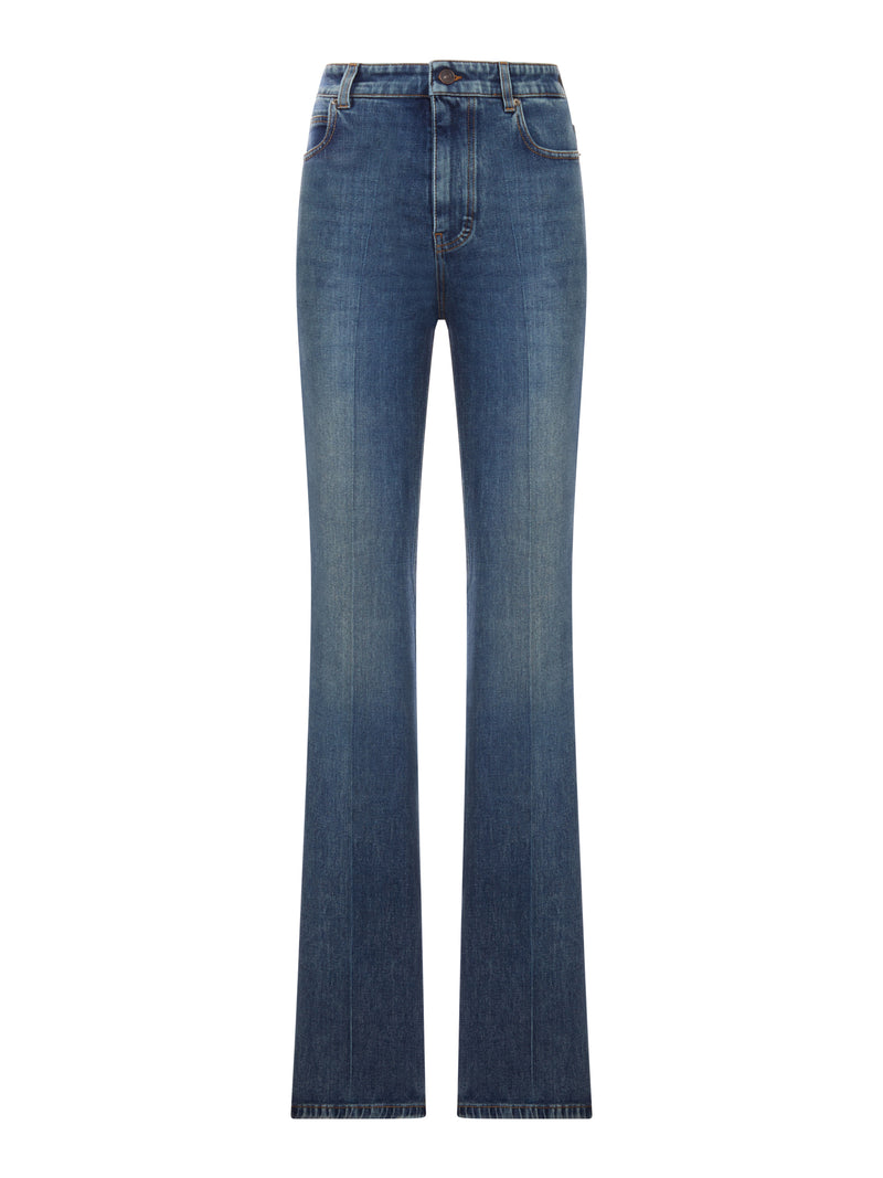 HIGH-WAISTED JEANS IN VINTAGE BLUE