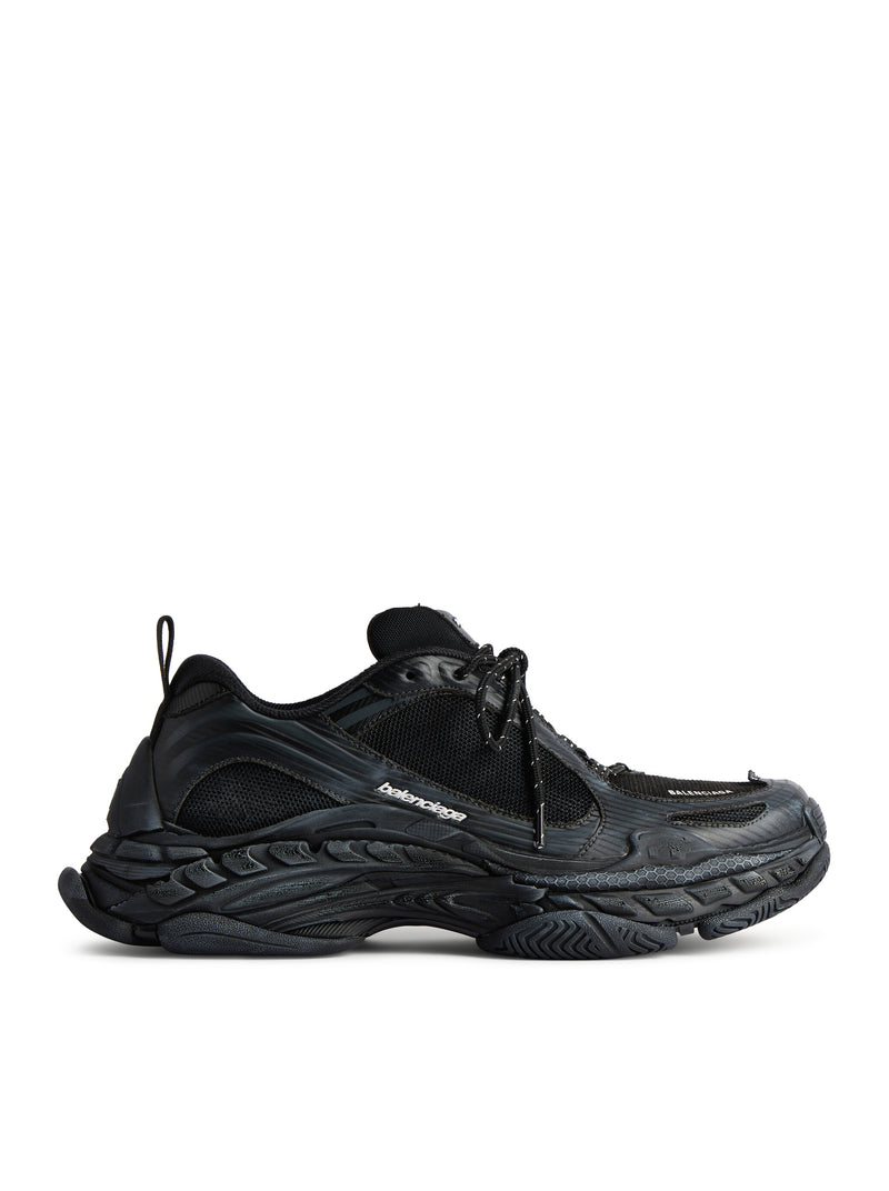 TRIPLE S 2 SNEAKER IN BLACK/DARK GREY