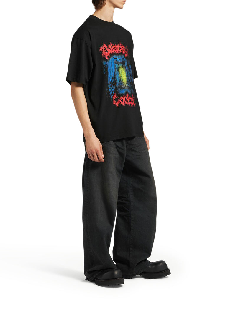 SALON DE COUTURE MEDIUM FIT T-SHIRT IN BLACK