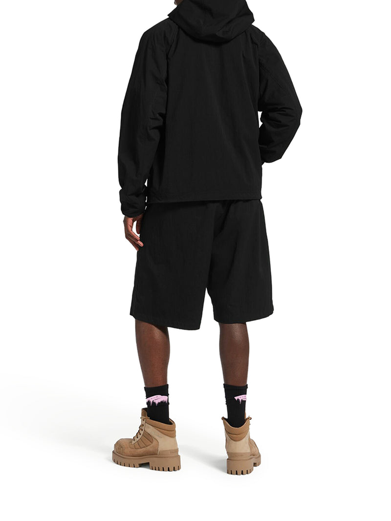 TECHNICAL FABRIC ZIP-UP JACKET