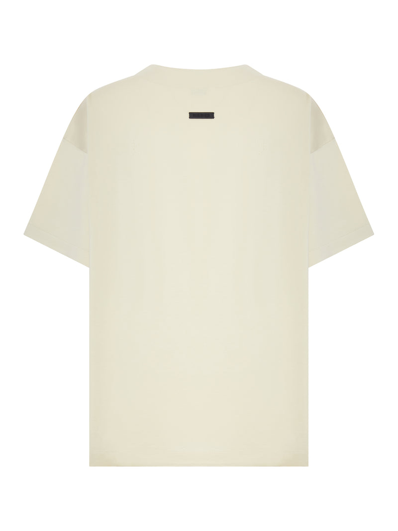 OVERSIZED CREW-NECK T-SHIRT IN COTTON BLEND
