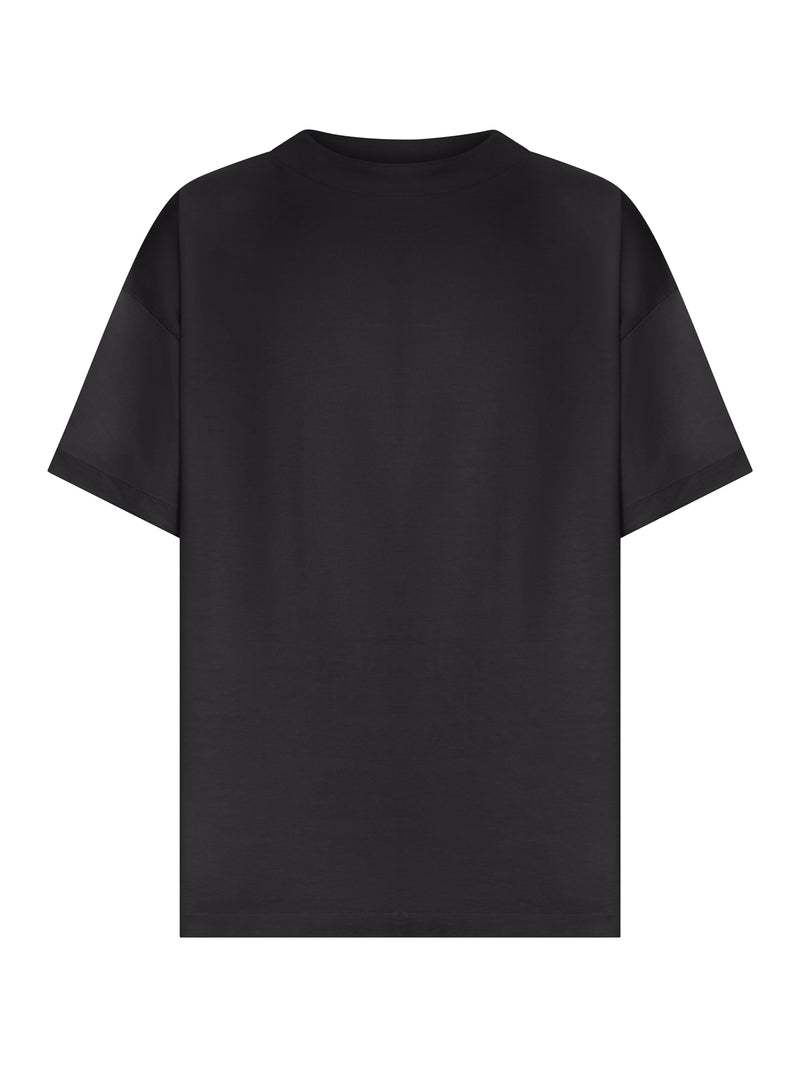 OVERSIZED CREW-NECK T-SHIRT IN COTTON BLEND