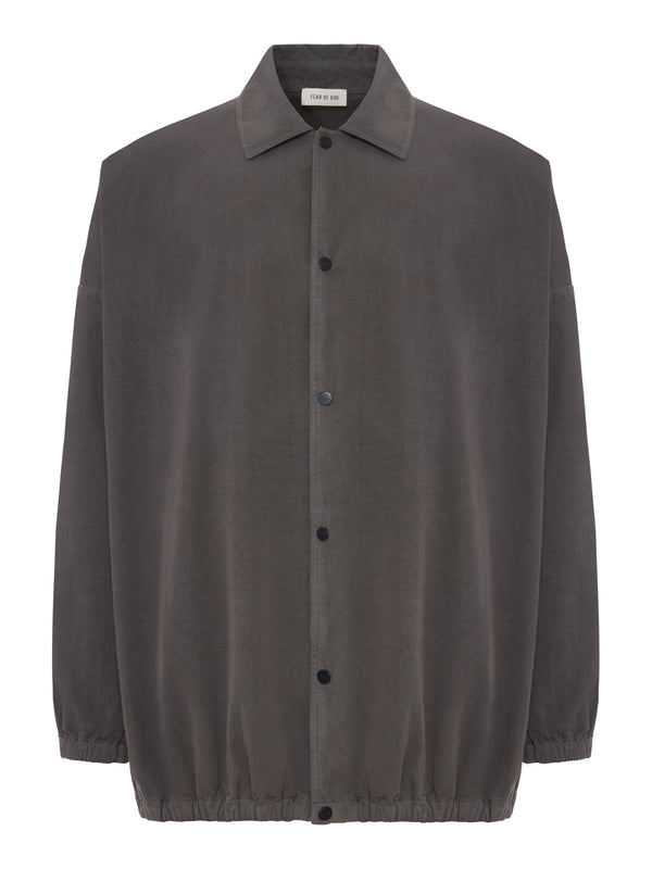 OVERSIZED COTTON JACKET WITH PRINT