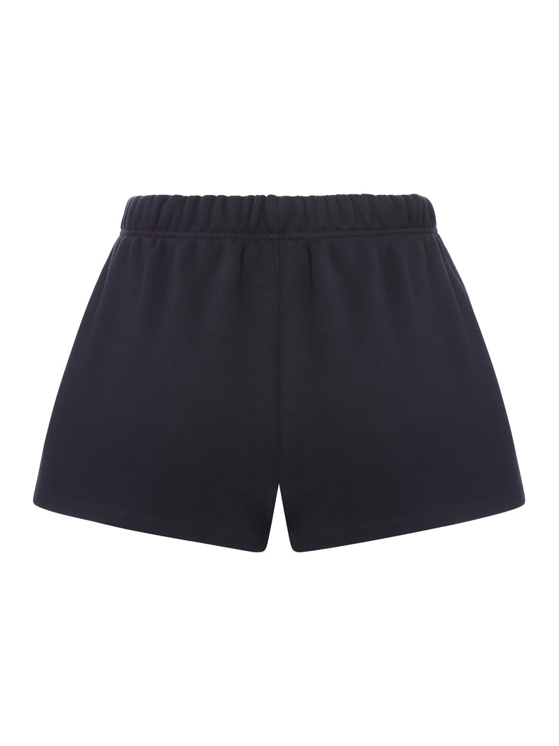 RUNNING SHORTS IN COTTON BLEND