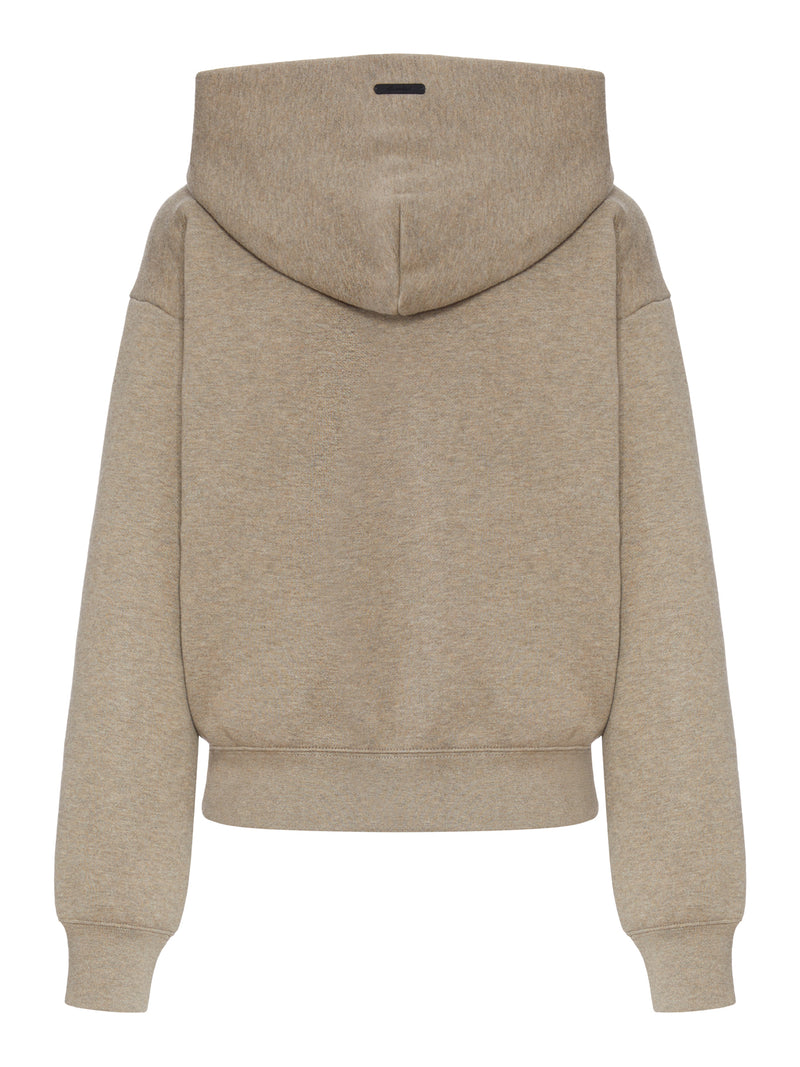 COTTON BLEND HOODIE WITH LOGO