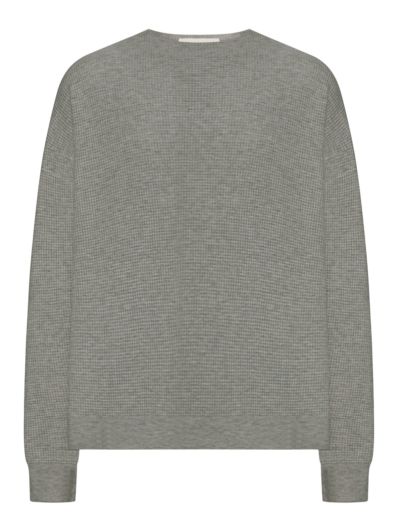 SIGNATURE WAFFLE 90S CREWNECK SWEATER