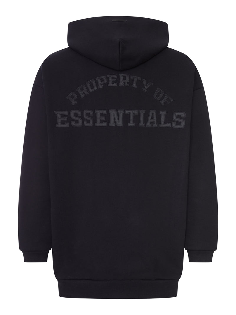 PROPERTY LONG HOODED SWEATSHIRT WITH ZIP