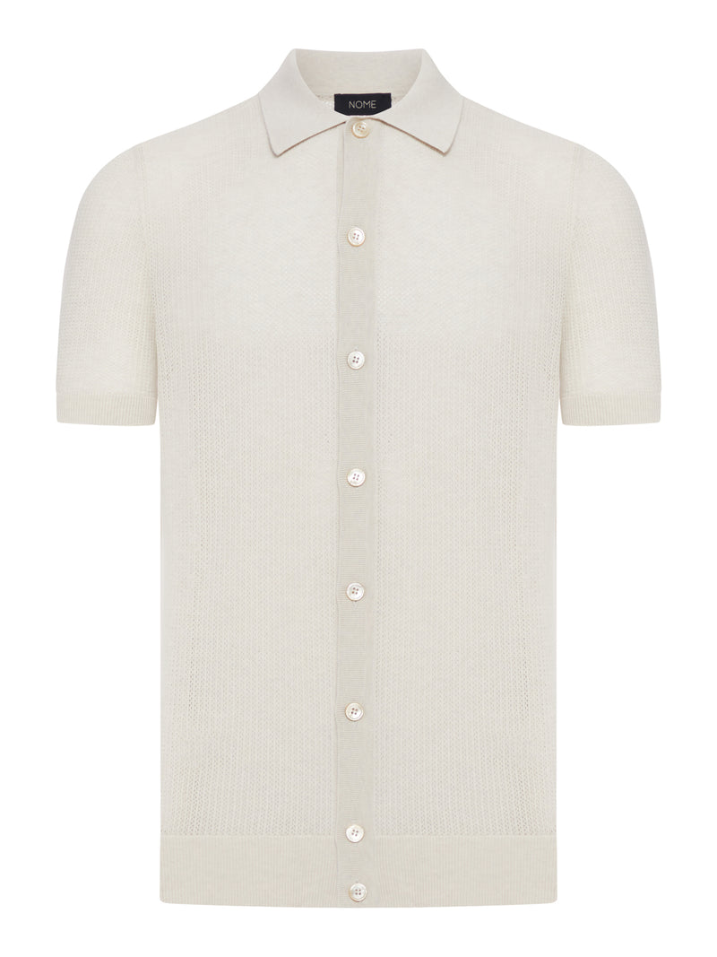 LIGHTWEIGHT PERFORATED KNIT SHIRT