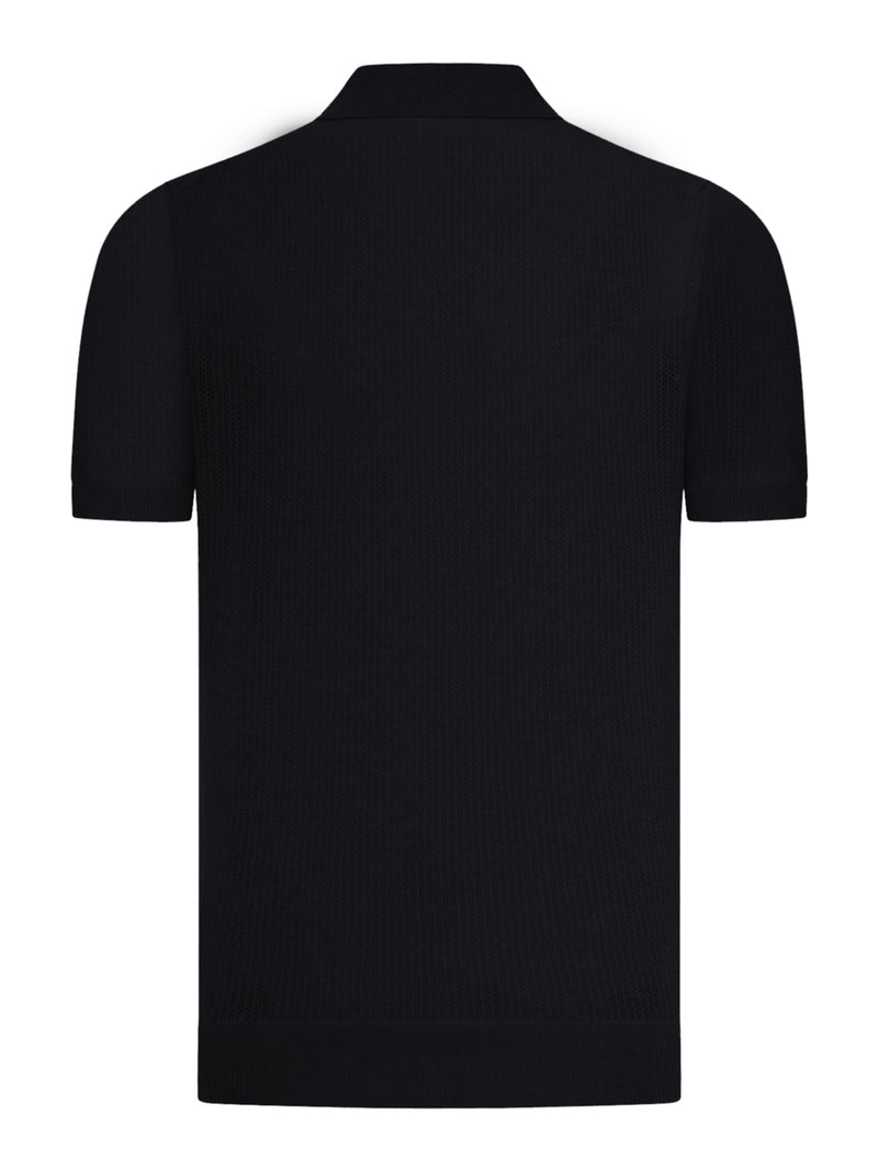 LIGHTWEIGHT PERFORATED KNIT SHIRT