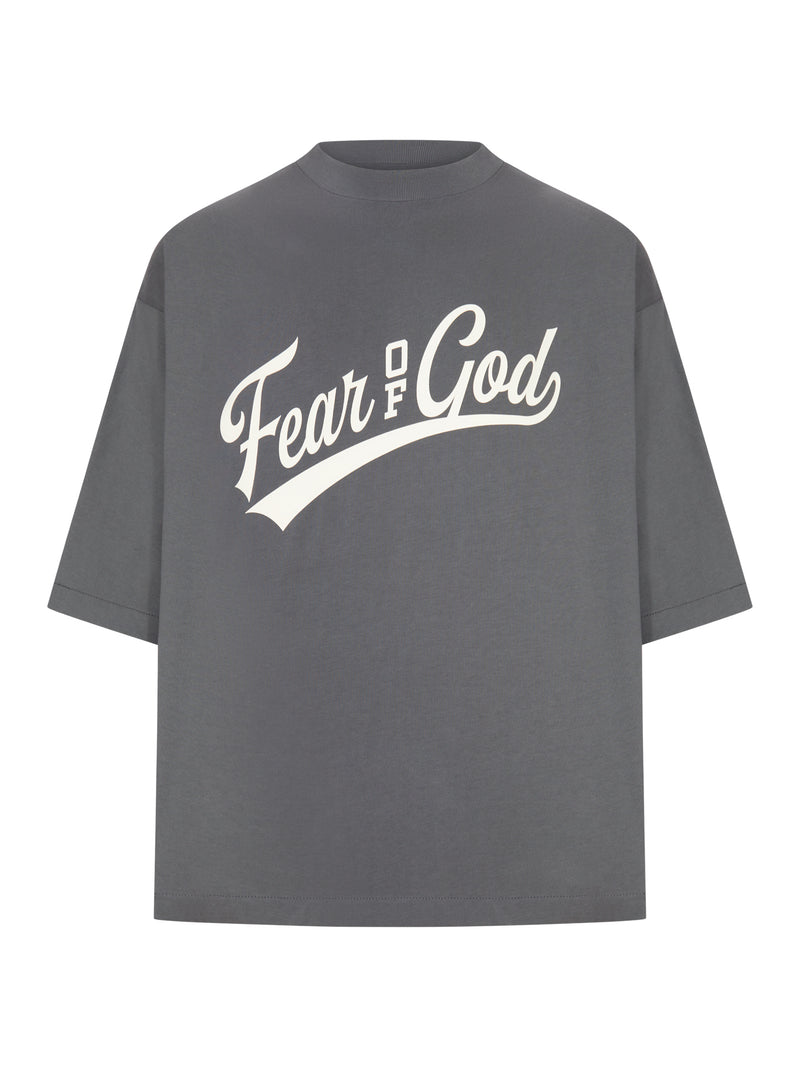 OVERSIZED T-SHIRT WITH FRONT LOGO PRINT