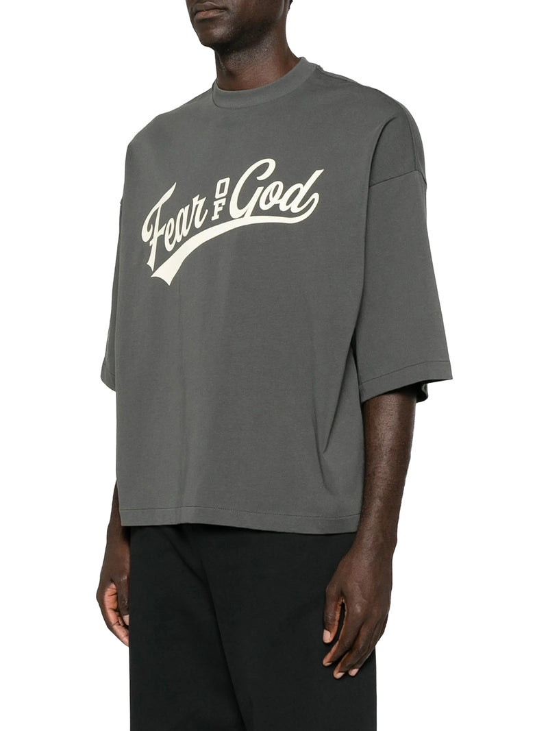 OVERSIZED T-SHIRT WITH FRONT LOGO PRINT