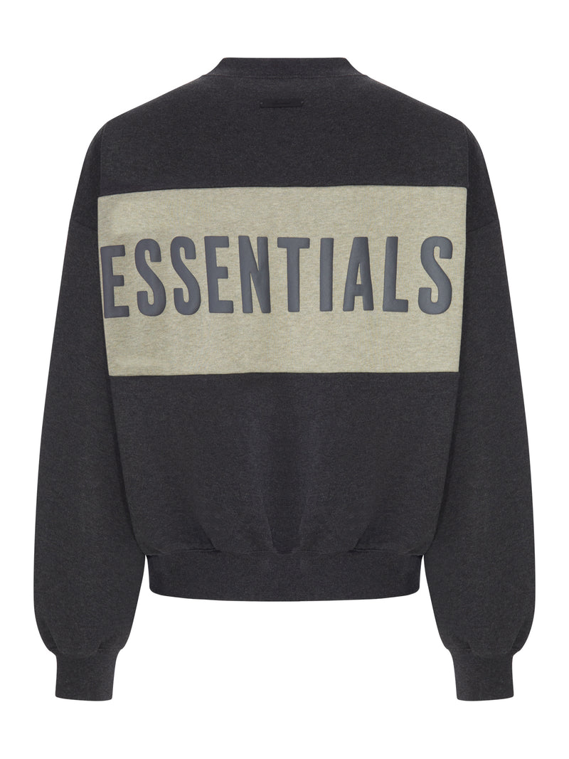 OVERSIZED COLOR-BLOCK SWEATSHIRT WITH FRONT AND BACK LOGO