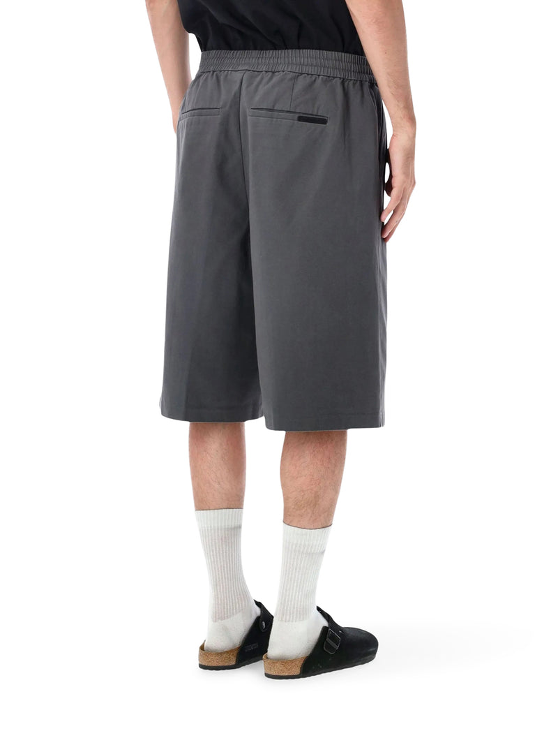 COTTON TWILL SHORTS WITH DRAWSTRING