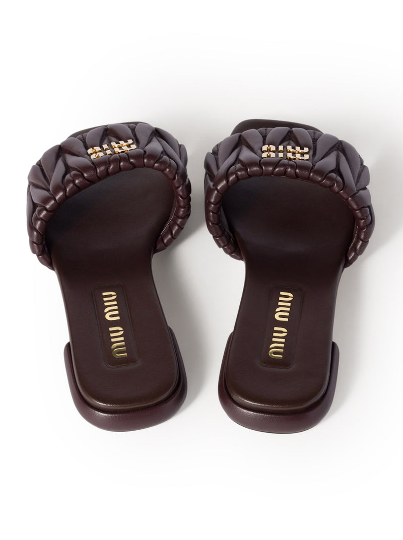 NAPPA MATELASSÉ SANDALS